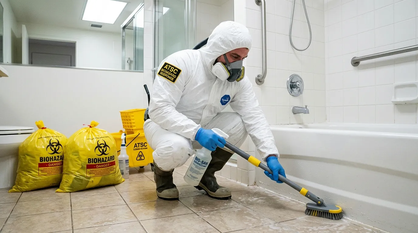 Decontamination equipment deployed for Blood Cleanup in Temple City